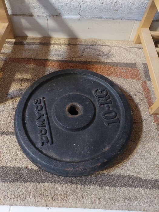 Vendo Pesos Barra Musculação