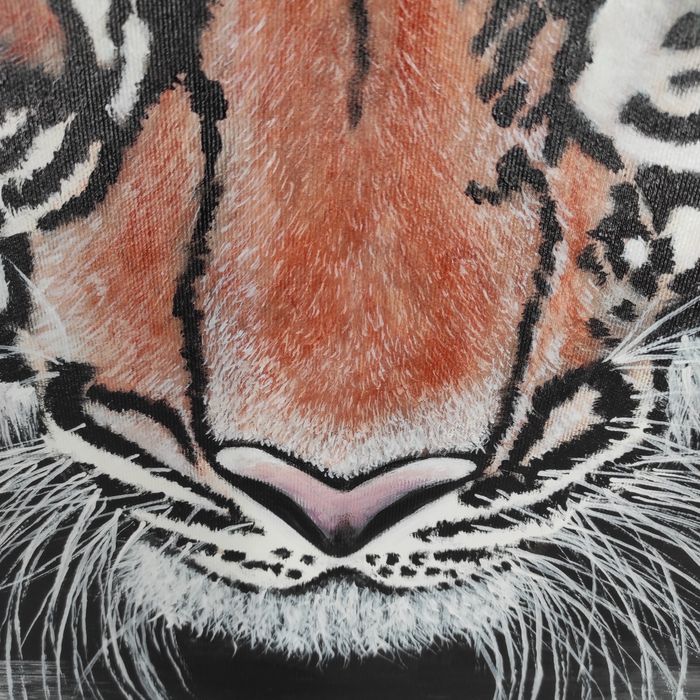 Duzy obraz akrylowy na plotnie tygrys