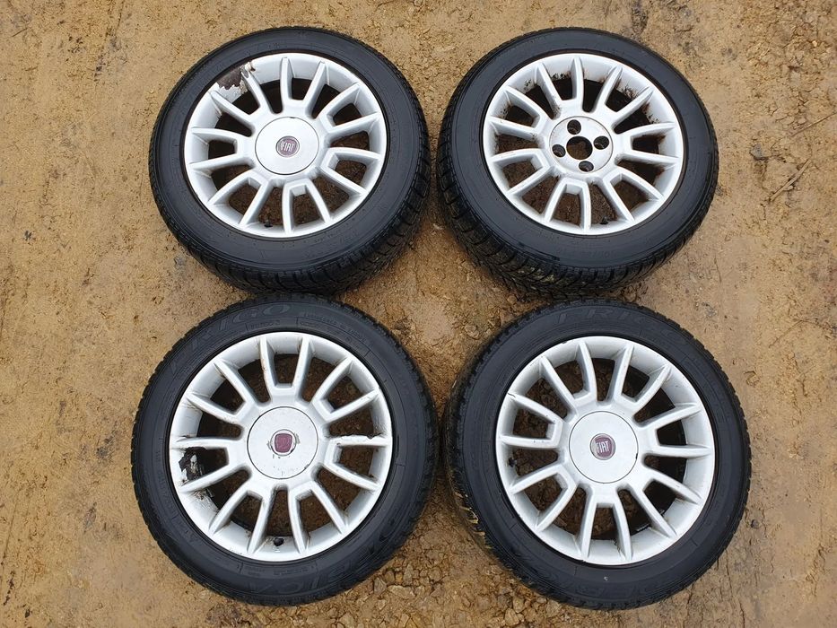 FIAT R16 KOŁA ZIMOWE FELGI ALUMINIOWE 16&quot; 7J ET31 4x98 735415999 ALUFELGI BRAVO II