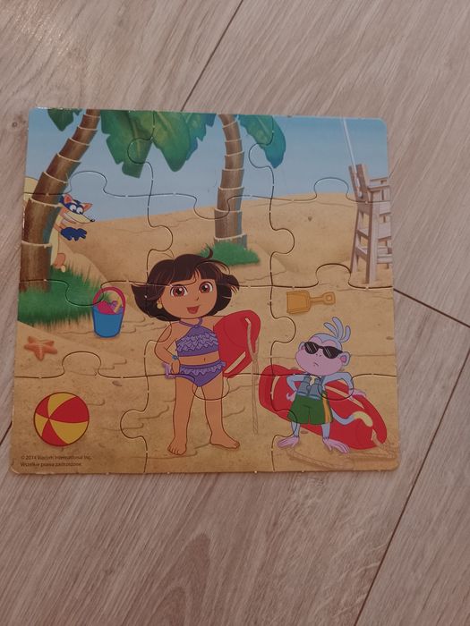 2 xPuzzle dla maluchów + Domino