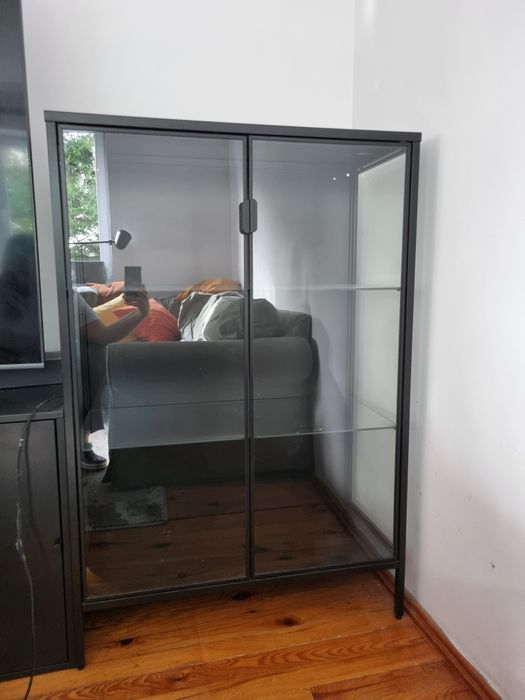 Witryna szklana 80x37x120 cm Ikea
