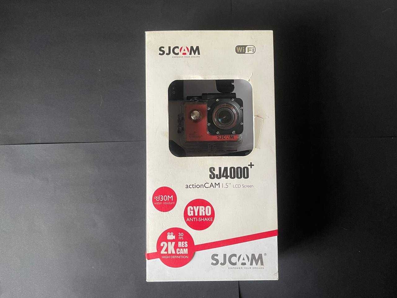Оригинальная экшн-камера SJCAM SJ4000+, 2К 30fps (полный комплект)