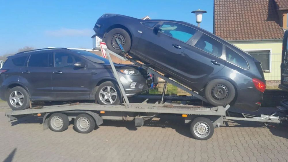 Boro  laweta na dwa auta/samochody piętrowa, 5,7m długości OBROTNICA!!!