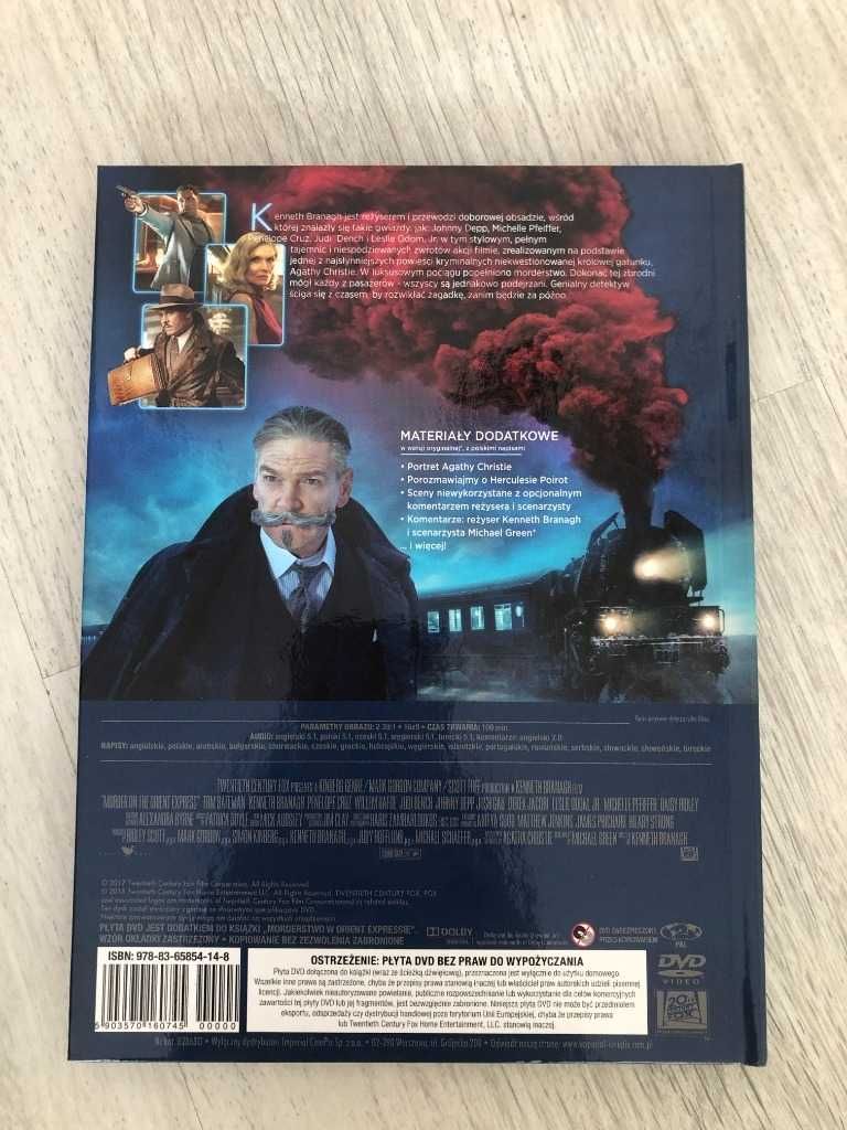 Film DVD Morderstwo w Orient Expressie Agatha Christie Poirot