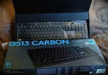 Logitech G513 CARBON ze skórzaną podpórka