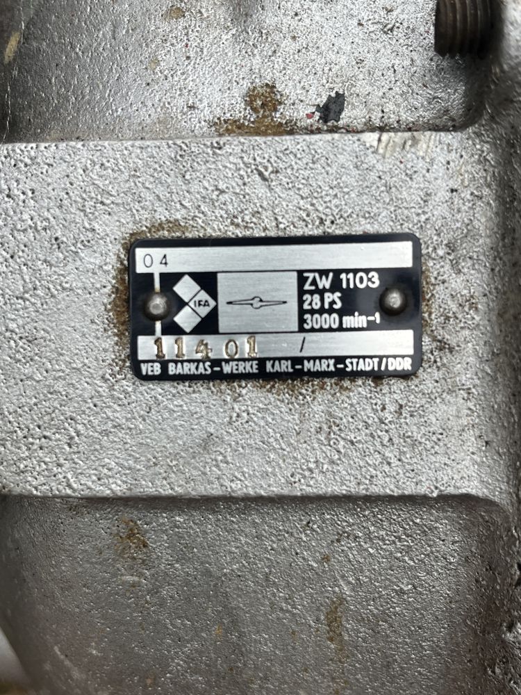 Motopompa DDR  TS8/8, 800l/min, 28PS.