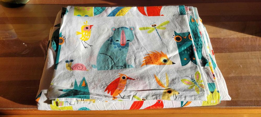 Pościel Ikea dla dzieci 150x200 zwierzątka