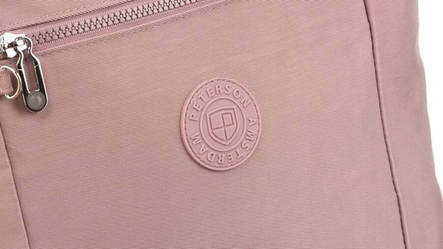nylonowy, pojemny shopper damski - peterson