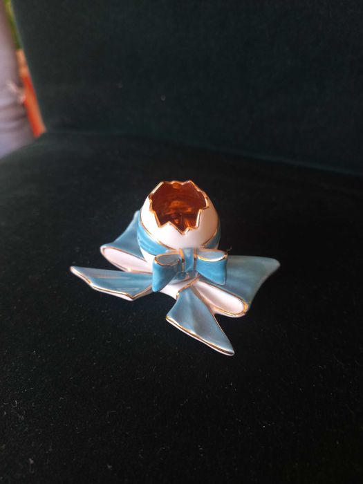 Vintage Copo de Ovo (Páscoa) de Porcelana - Pintado à mão