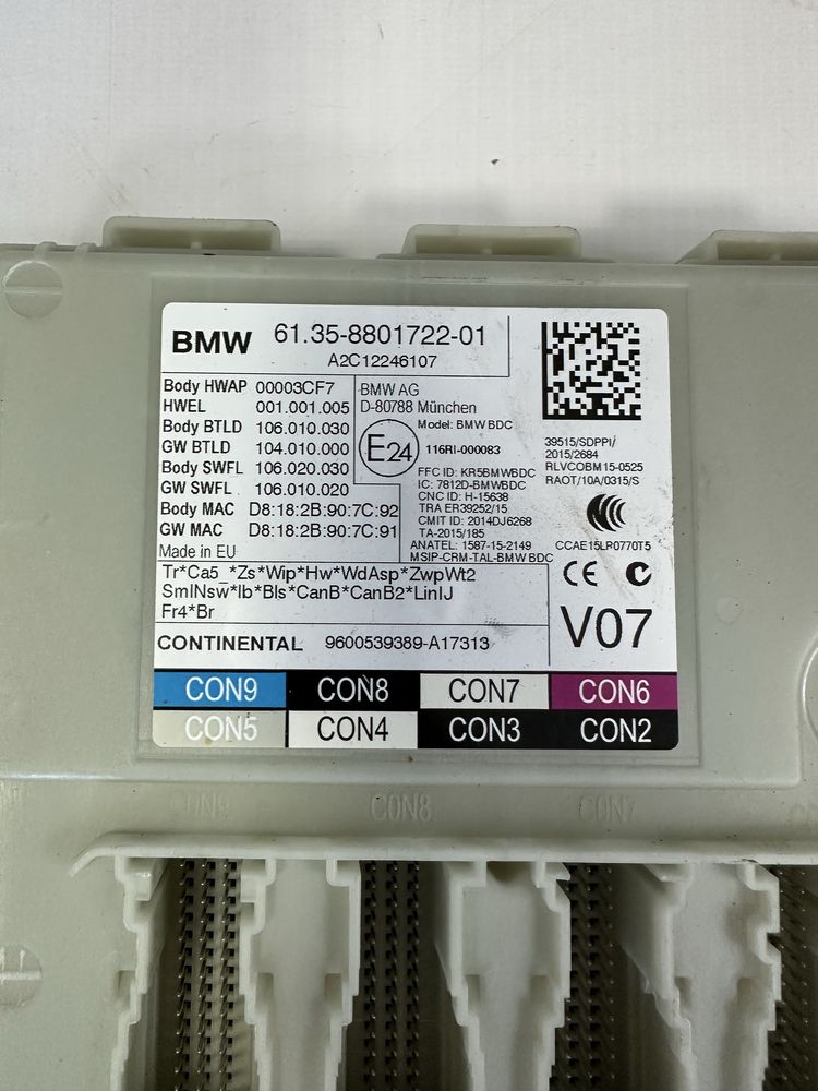 BMW блок BDC X3 G01 61358779032 бмв х3 г01 блок бдц
