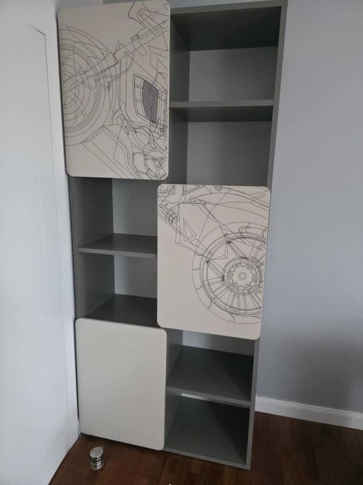 Biurko i regał młodzieżowy Vox  seria motor