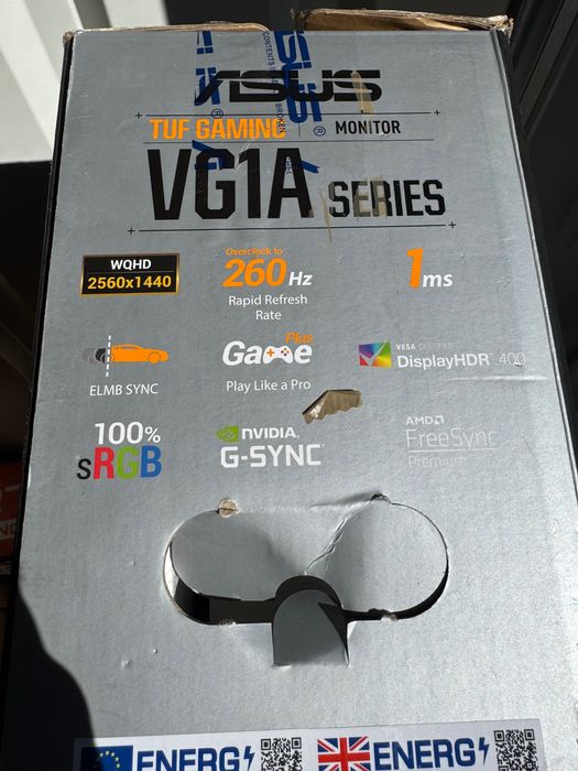 Monitor Asus Tuf Gaming vg27aq