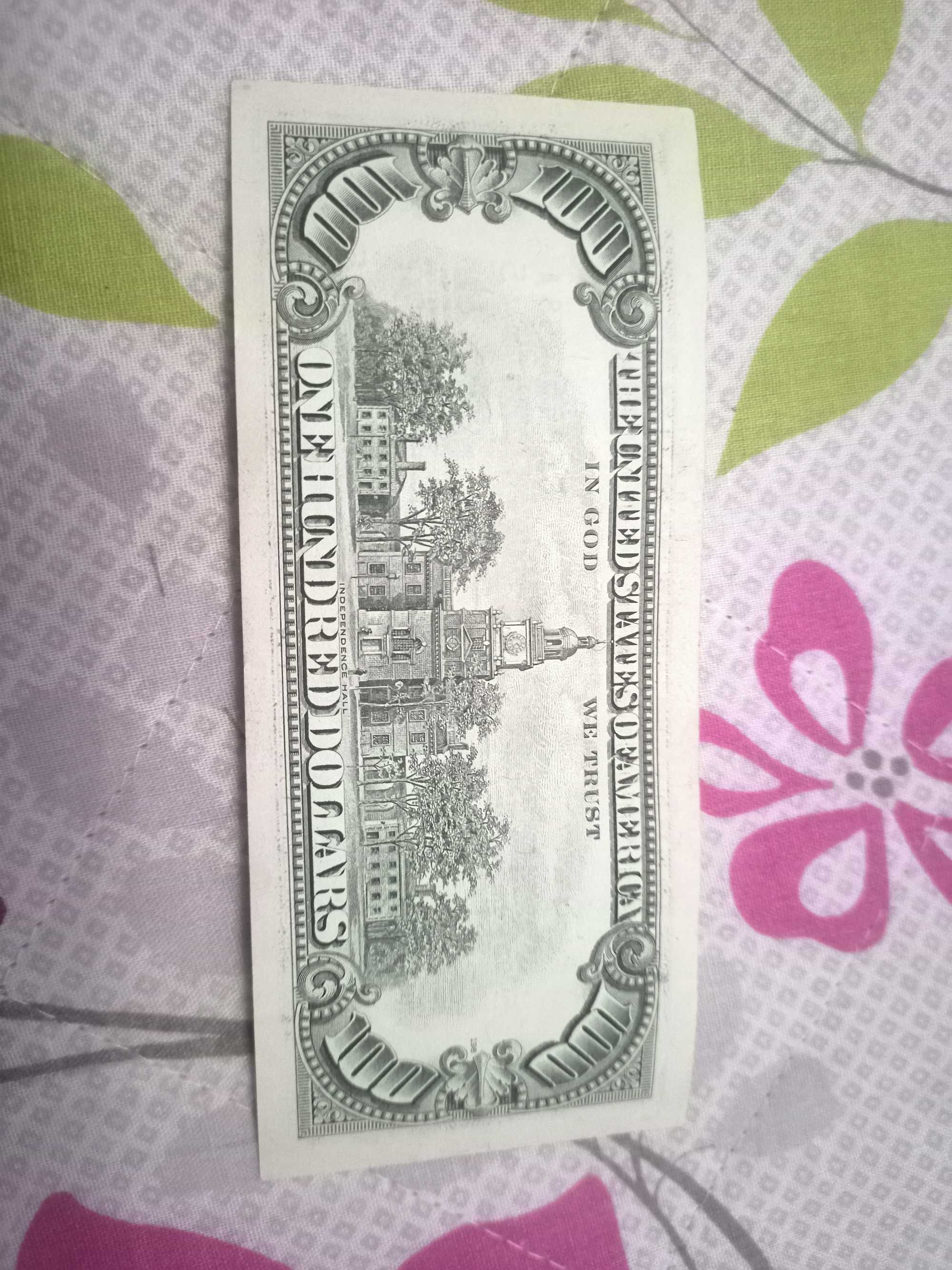 Купюра 100 $ (сто долларов) 1990 год