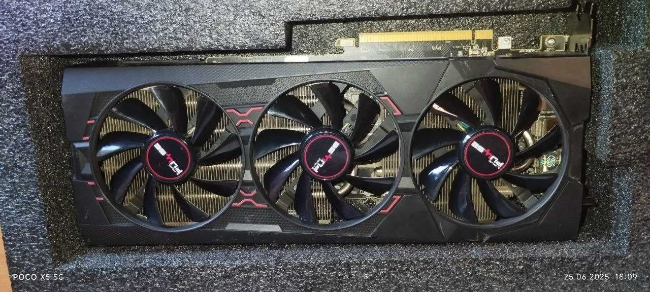 Продам відеокарту   sapphire amd radeon rx 5700 8gb pulse triple x fan