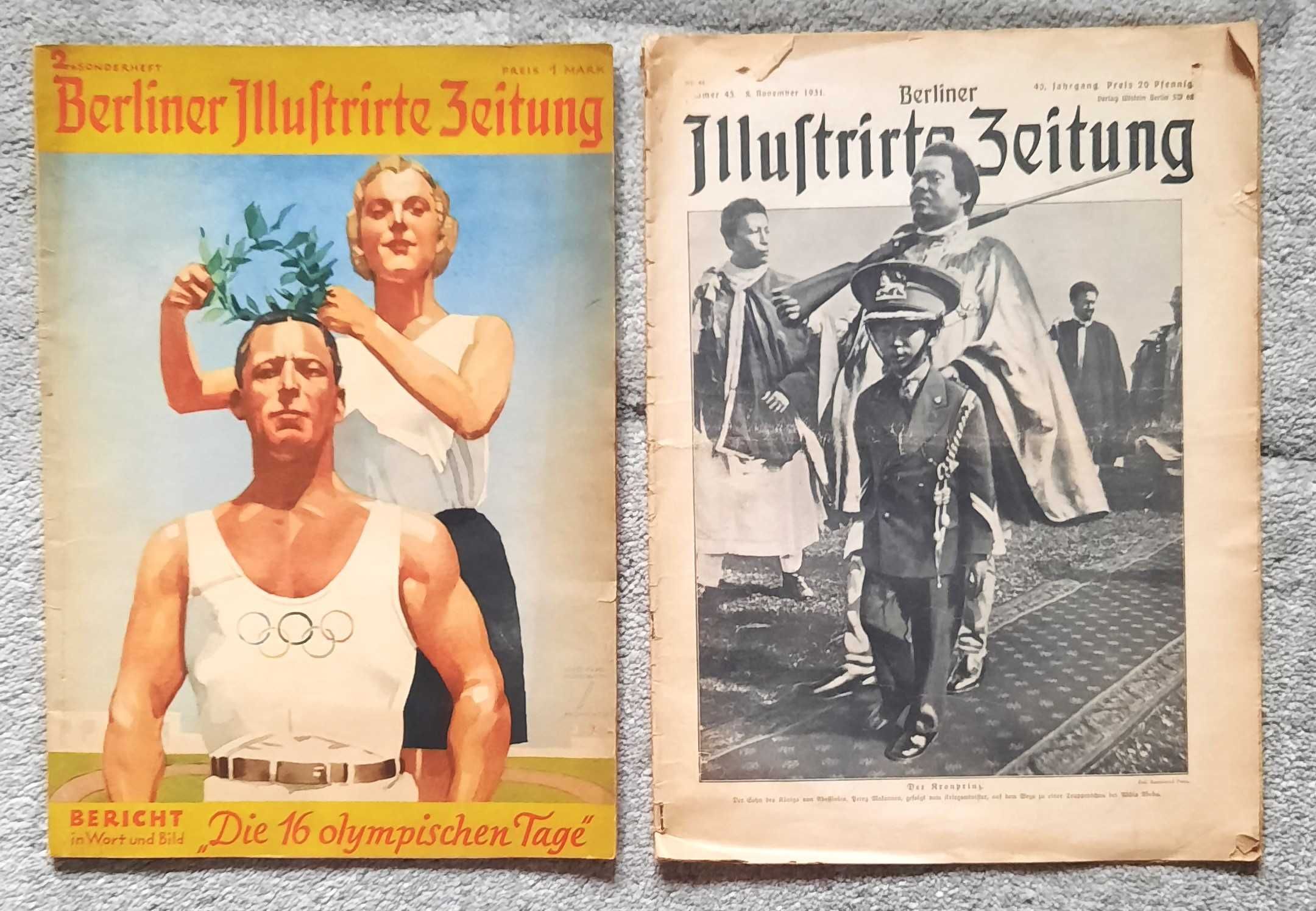 Stare Przedwojenne Gazety - Olimpiada 1936