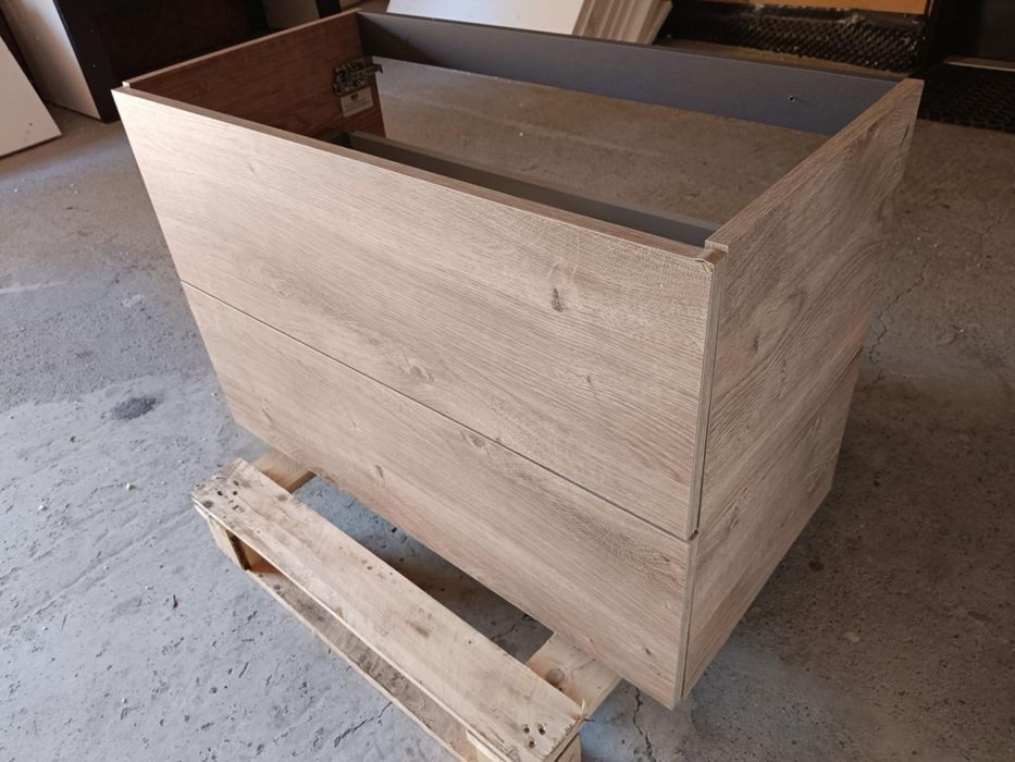 Szafka podblatowa wisząca Elita Kwadro Plus dąb canela 168967