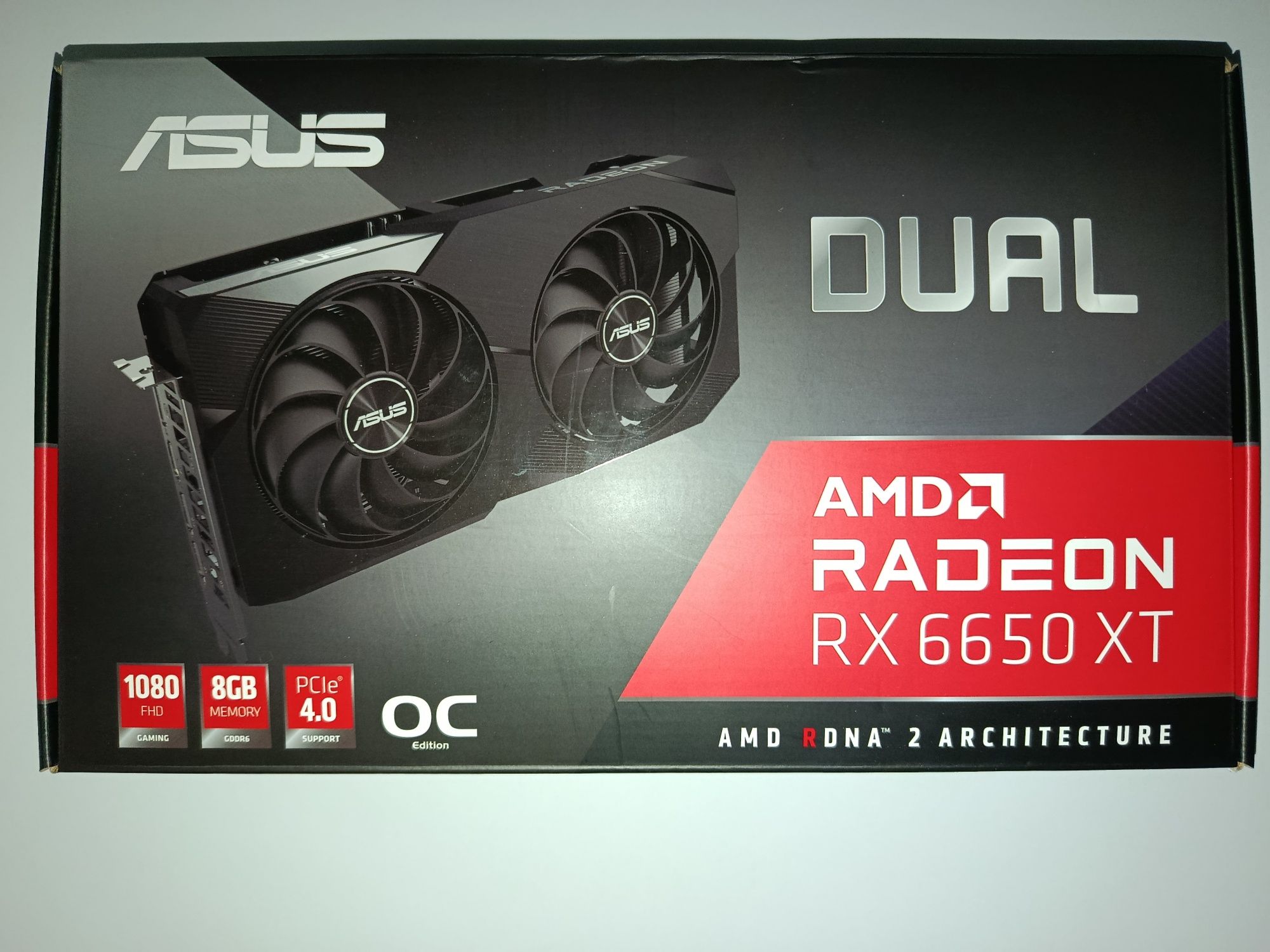 ASUS Radeon RX 6650 XT DUAL OC V2 8 GB GDDR6