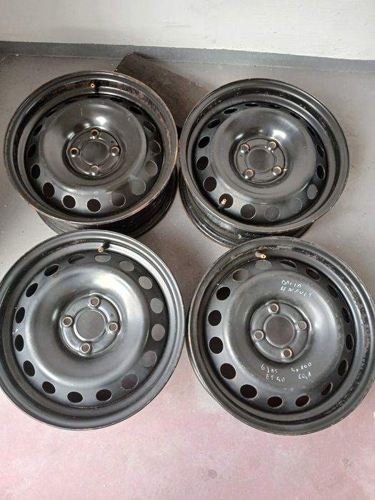 Felgi stalowe Dacia Renault Nissan 4x100 et40 6j15  czujniki  TPMS