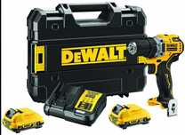DeWalt Wiertarko Wkrętarka 12V 57.5Nm 2x2Ah + Bity