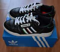 Używane chłopięce BUTY ADIDAS - CZARNE RGB US 6 UK5.5 FR 38 2/3 +DOBRY