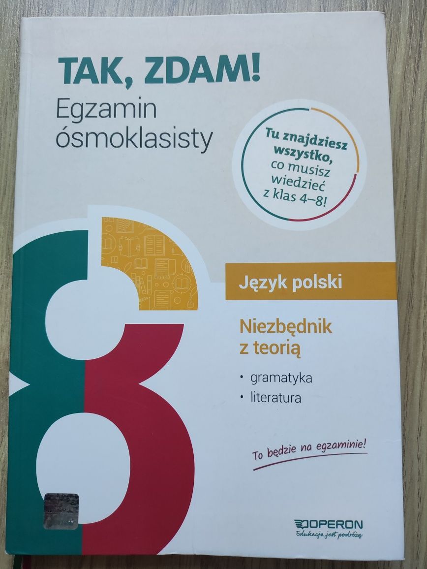Tak, zdam! Egzamin ósmoklasisty Język polski - Operon