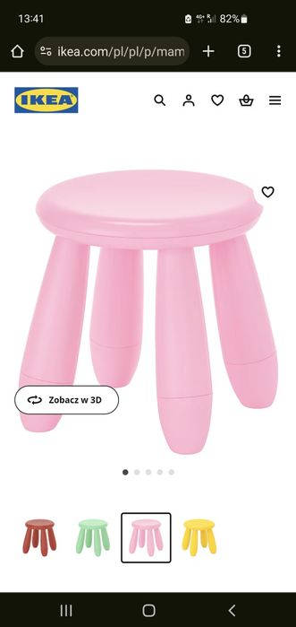 Стіл і стільчики Ікеа Mammut