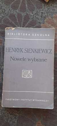 Nowele wybrane - Henryk Sienkiewicz wyd IV 1962