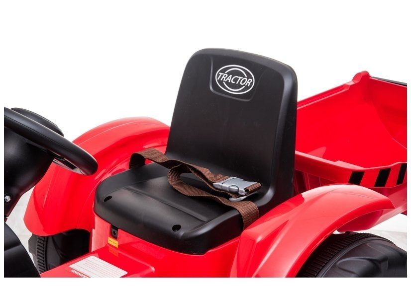 Traktor Na Akumulator Z Przyczepą Ch9959 Czerwony