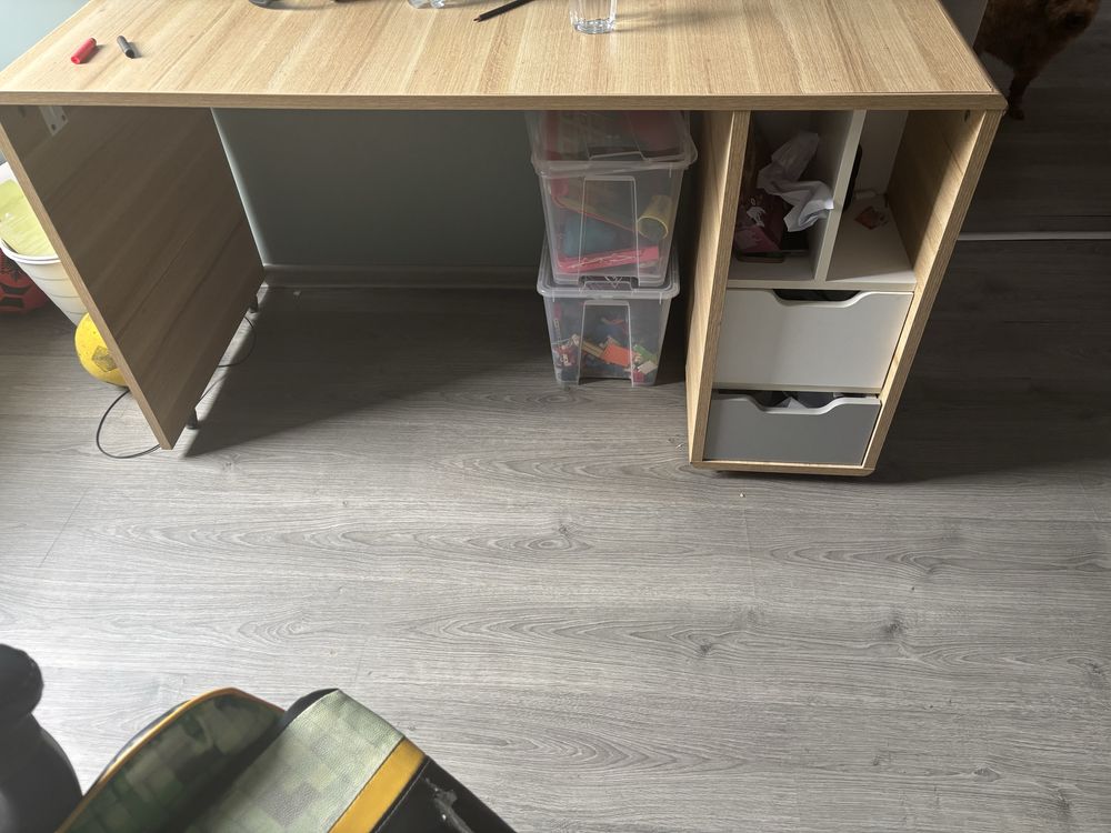 Meble młodzieżowe vox zestaw komplet łóżko komoda regał biurko półka