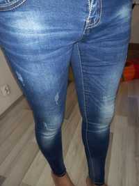 Jeansy dżinsy skinny rurki wąskie i obcisłe size 26