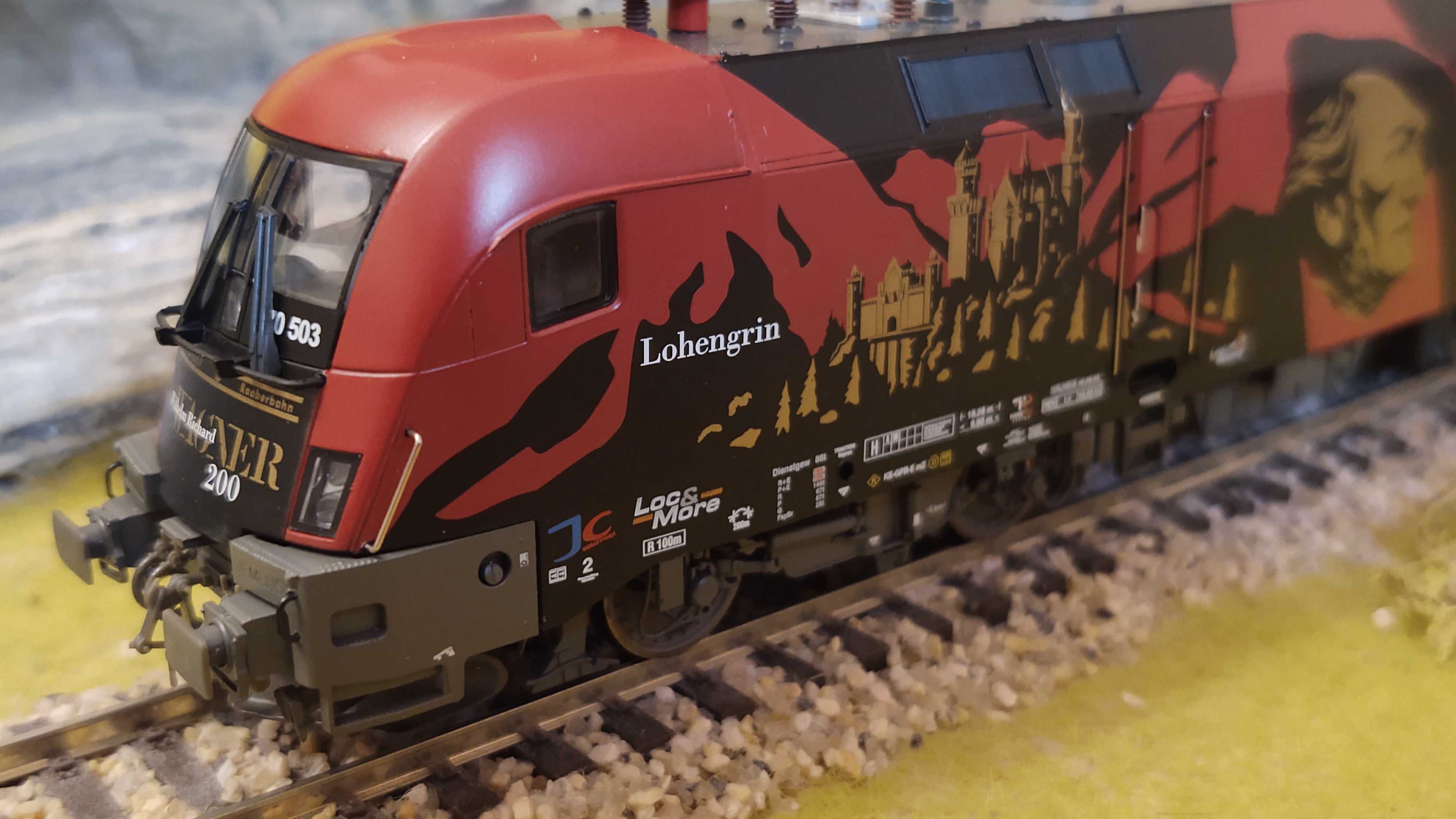 Lokomotywa elektrowóz JAEGERNDORFER BR 470 MAV/GySEV 28000. H0