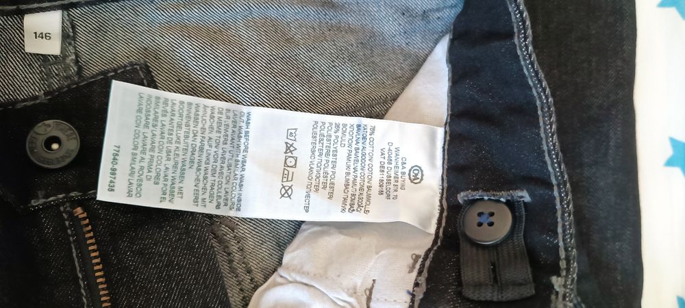 NOWE C&A 146 spodnie jeansowe chłopięce