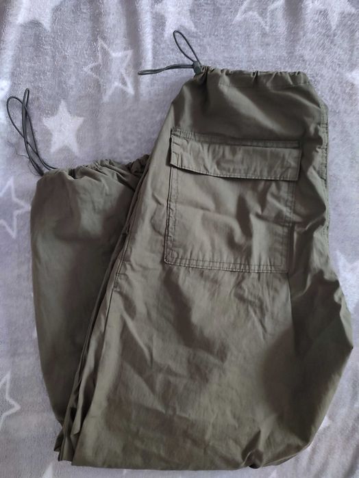 Spodnie parachute cargo bojówki damskie