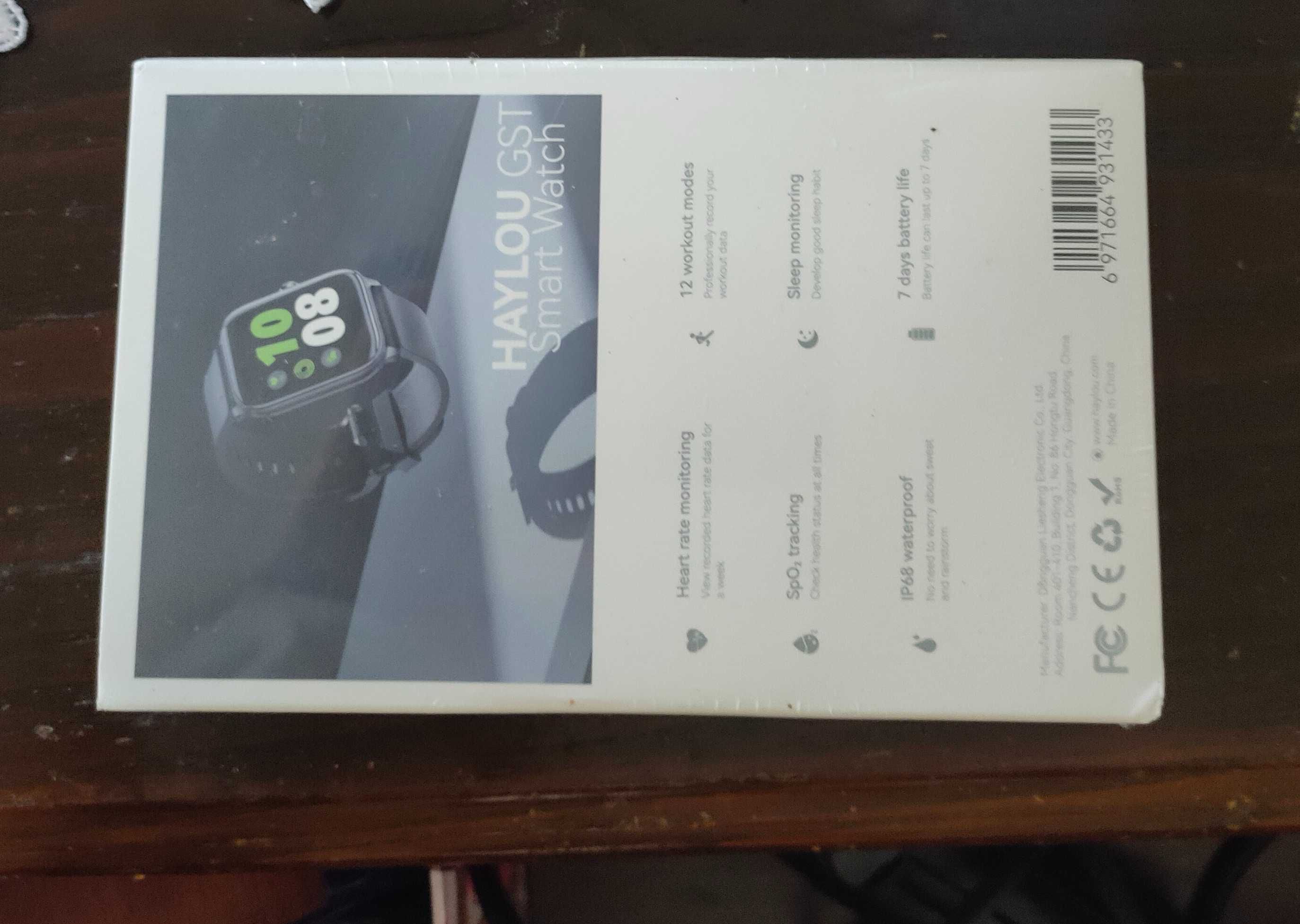 Smartwatch Haylou GST novo/selado