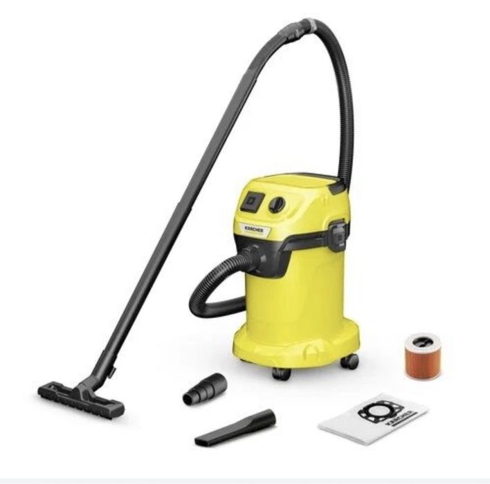 Будівельний пилосос Karcher wd3 P (19 L) строительный пылесос