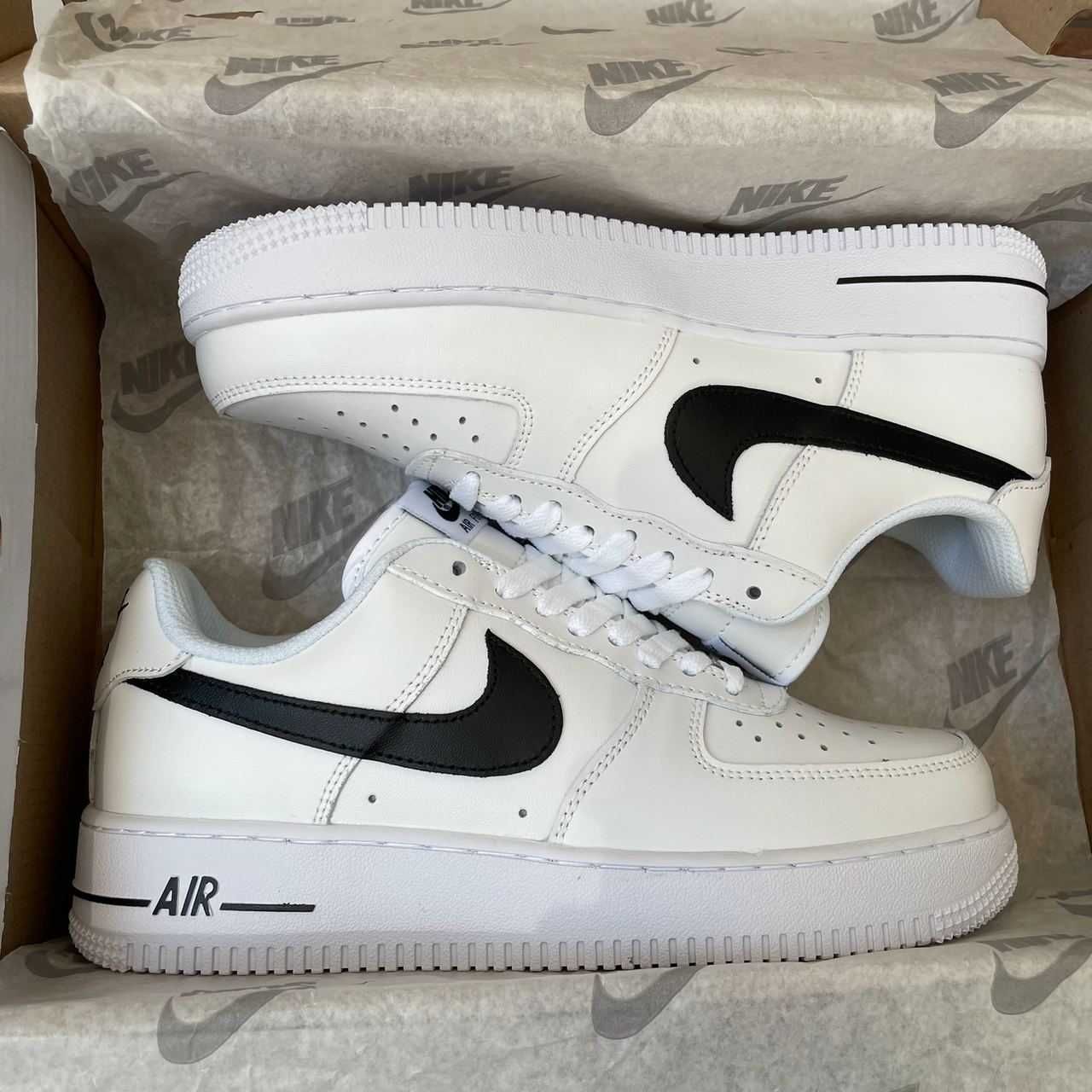 Кросівки Nike Air Force 1 White Black 2 ( 36 - 45 )