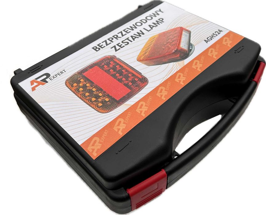 Zestaw lamp lampy bezprzewodowe tylne led do przyczepy na magnes