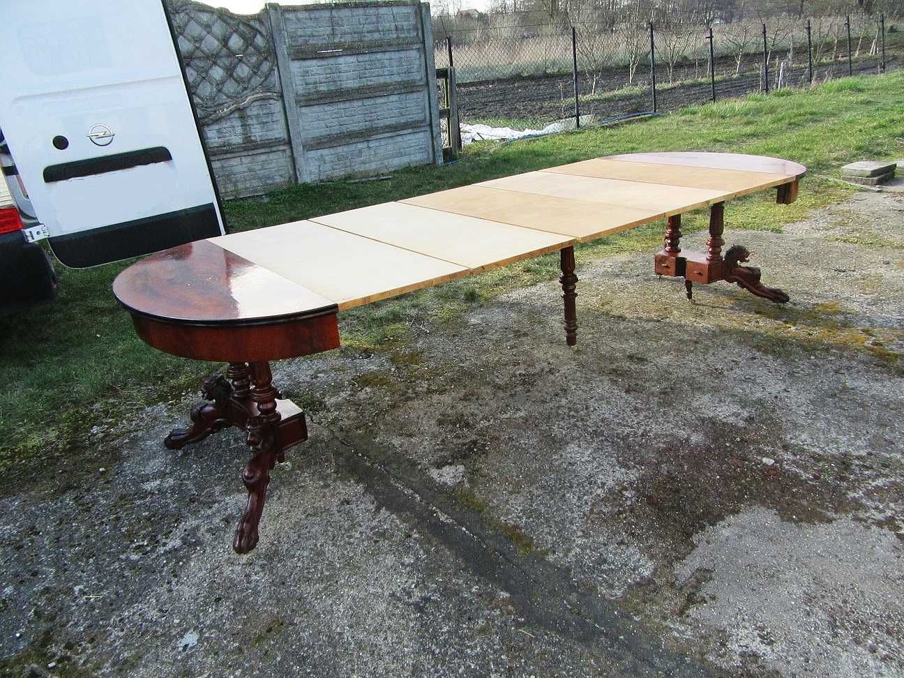 Stół -Bocian - rozkładany. 400cm