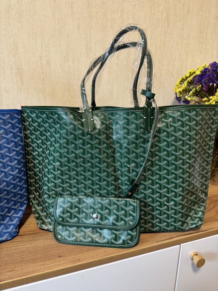 Сумка шопер Goyard в білому кольорі М