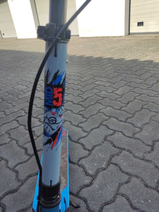 Trotinete com suspensão e travão no guiador para criança - Oxelo MID5