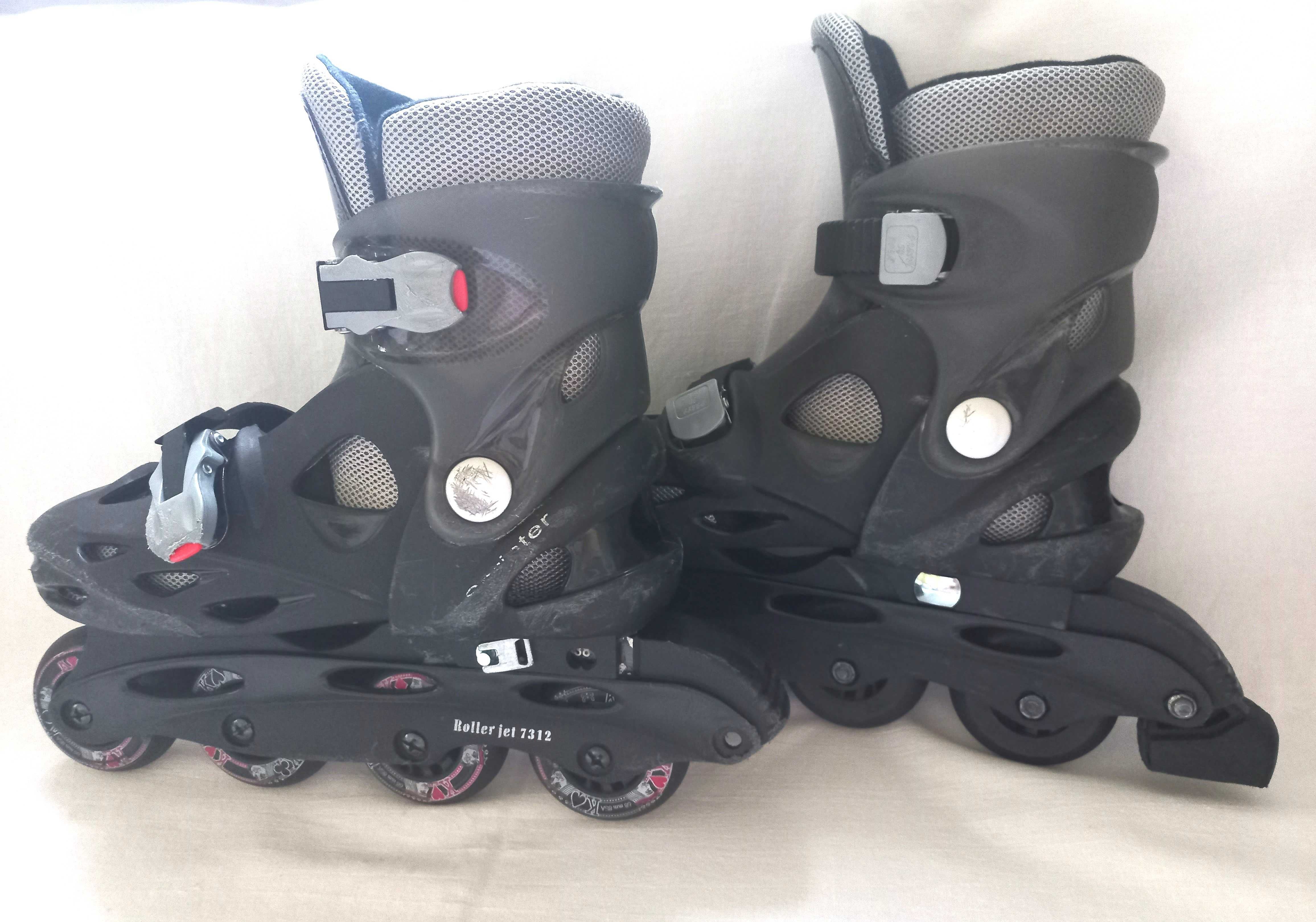 ROLKI r. 36-39 Unisex do 60 kg stan bdb-