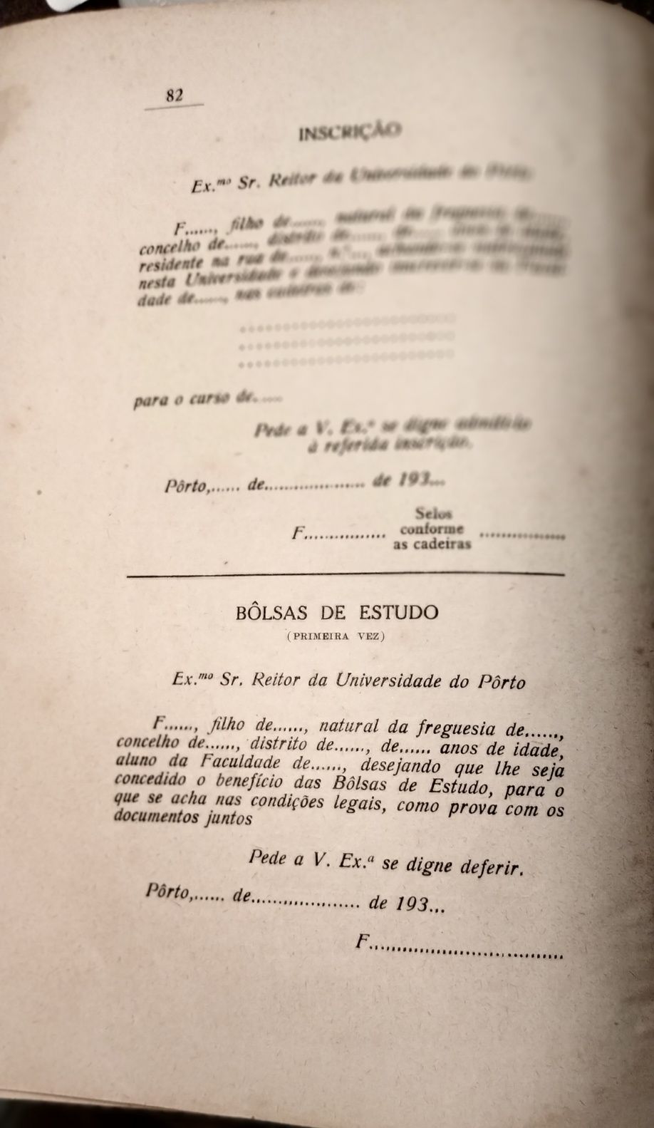 Universidade do Porto -Guia do estudante 1934