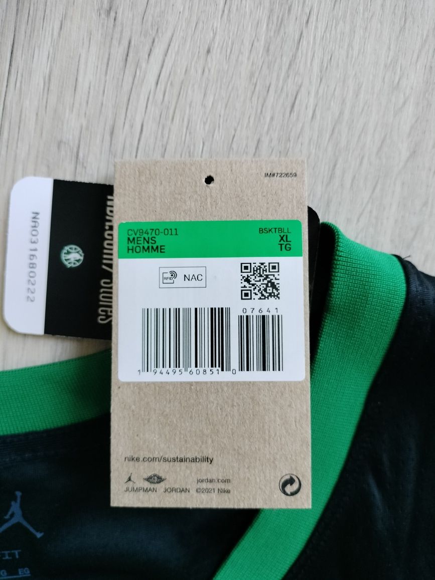 NBA Jersey Jordan Jayson Tatum Boston Celtics Statement Edition XL