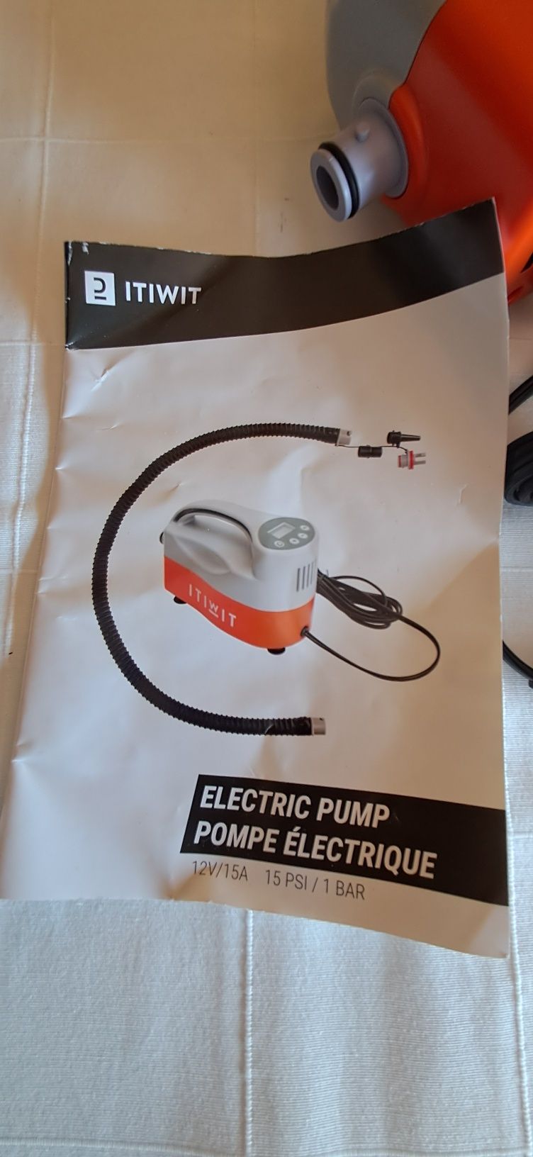 Bomba Elétrica Itiwit para SUP e Kayaks