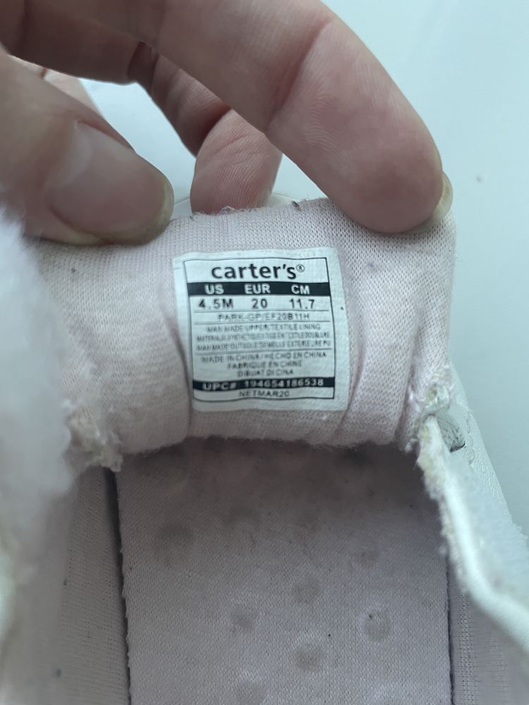 Кросівки дитячі фірми carters 20 розмір