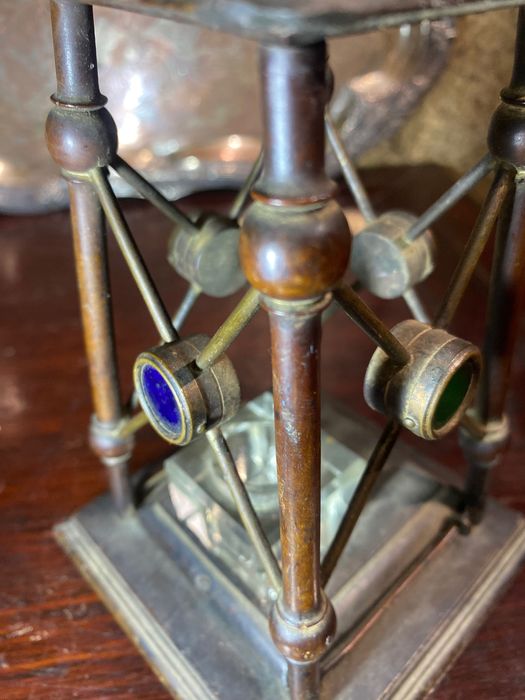 Tinteiro Bauhaus Alemanha Anos 20 19 cm