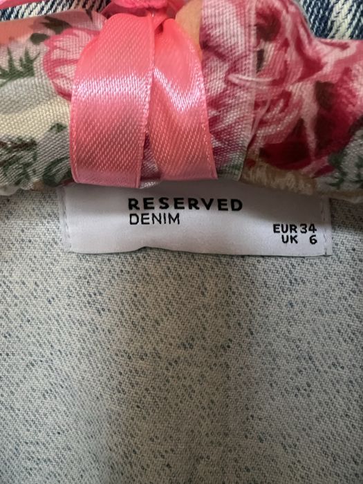 Джинсовка джинсова куртка Reserved варенка стиль 90-х розмір S
