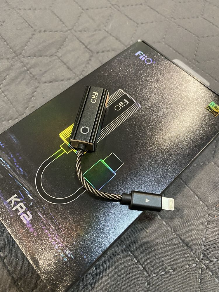 Fiio KA2 Lightning 4.4mm Jack DAC підсилювач звуку для Apple