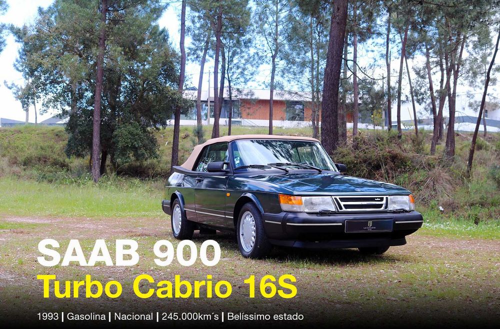 Saab 900s 16v Turbo cabrio **irrepreensível**