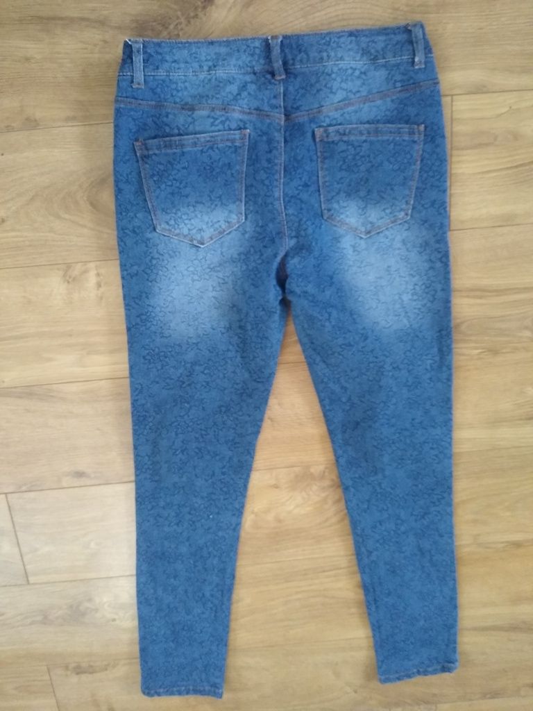 Spodnie S / M jeans 36 38 wzory